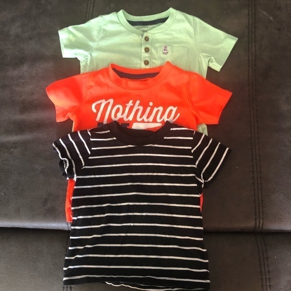 3 Carters T-Shirts Size 18 Months - Picture 1 of 10